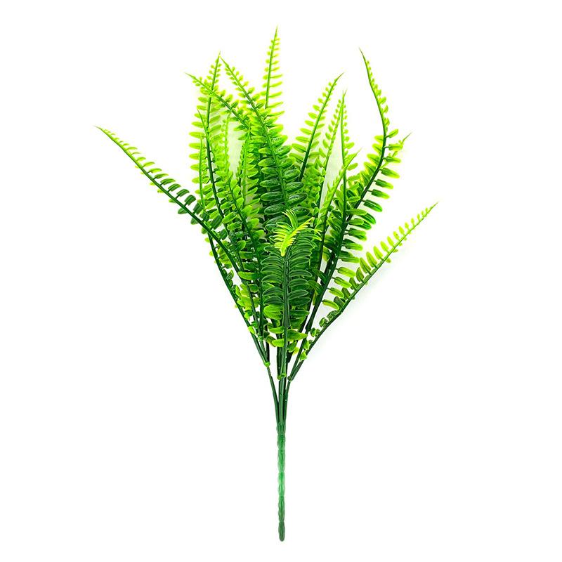 Artificial 7-fork Plastic Persian Grass Autumn-color Artificial Grass Black Plants Persian Ferns Fake Flower Decoration