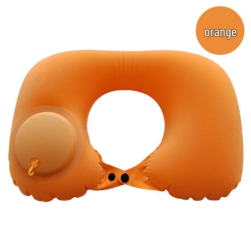 Automatic Inflatable Pillow: Portable Outdoor/Indoor Lumbar & Neck Support for Travel, Office Nap