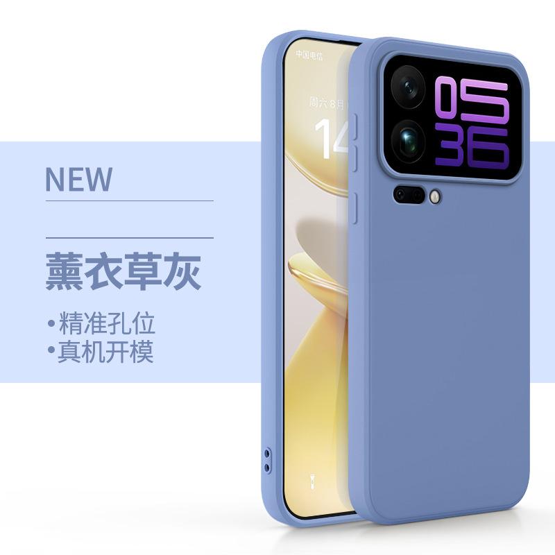

Lens Camera Protective Phone Case For Xiaomi 17 17Pro Max Liquid Silicone Candy Color TPU Shockproof Back Cover For Xiaomi Mi 17 Pro Max For Xiaomi 17 сірий колір