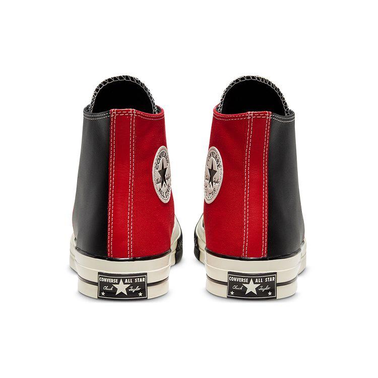 Converse Chuck Taylor All Star 1970s Casual Versatile High-Top Canvas Shoes Unisex Sneakers Black White Red 168624C