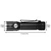 ET20 2050LM C Rechargeable Flashlight 6 Light Modes Memory Function Magnetic Base Clip Waterproof Heavy Duty EDC Work Light