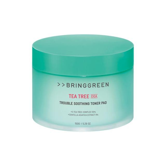 BRING GREEN - Tea Tree Cica Trouble Soothing Toner Pad 90 pads