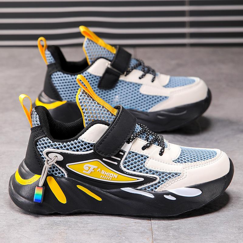 Classmate Summer Single Net Boys Sports Shoes 2025 Children's Shoes Breathable Girls Soft Sole Comfortable Fashion Casual Shoes