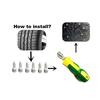 100Pcs Car Tire Screw Stud Snow Spikes Wheel Tyres Snow Chains Studs+Sleeve Tool