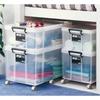 Tenma ROX 530L Durable Storage Box, Made In Japan, Disaster Preparedness, Clear Case, Container Box, Heavy-Duty Clothing Case, Plastic Case [39cm W X