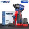NANWEI 16V Electric Screwdriver 30,I70,140 Nm 3-speed Adjustment, 1/4 Inch, Maximum Speed 3450 Rpm