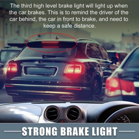 Pack of 1 for Ford Escape 08-12 Smoked Lens LED High Mount Brake Stop Light