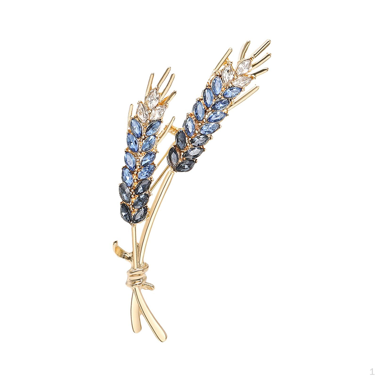

Decorative Rhinestone Brooch Pin for Women with Design Special Events синий