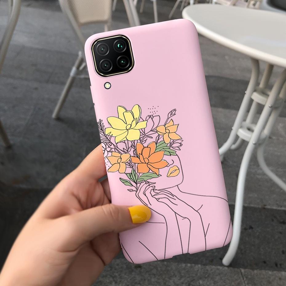 For Huawei P40 Lite Case Silicone Cute Cover Cases For Huawei P40 Lite E Cover Fundas P40Lite P 40 P40 Lite E TPU Coque Bumper