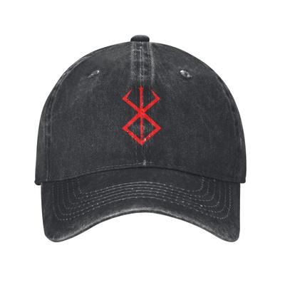 Klassische Unisex-Baseballkappe aus Baumwolle mit Berserk-Anime-Motiv, verstellbar, für Erwachsene, Sonnenschutz.