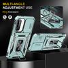 For Samsung Galaxy A36 5G/A56 5G Case Kickstand Slide Lens Lid PC + TPU Drop-Proof Phone Cover