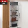 Multi Layer Bag Storage Hanging Bag Wardrobe Storage Hanging Transparent Dustproof Bags Foldable Storages Three-dimensional Bags