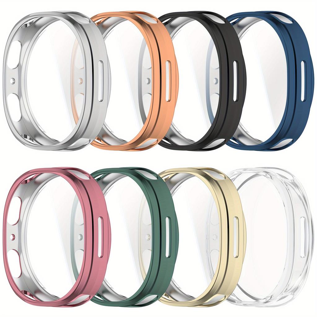 5pcs Watch Shell for Samsung Galaxy Watch 8 40mm 44mm Full Coverage Bumper Soft TPU Protective Case Cover for Galaxy Watch 8 Classic/Ultra 2