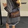 Soft leather mini Boston bag women's shoulder messenger bag