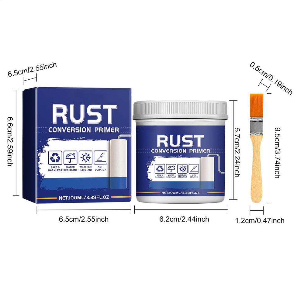Rust Converter Weatherproof Anti-Rust Outdoor Metal Paint Home Daily Supplies For Aluminum Wheels Roof Steel Iron Car синий