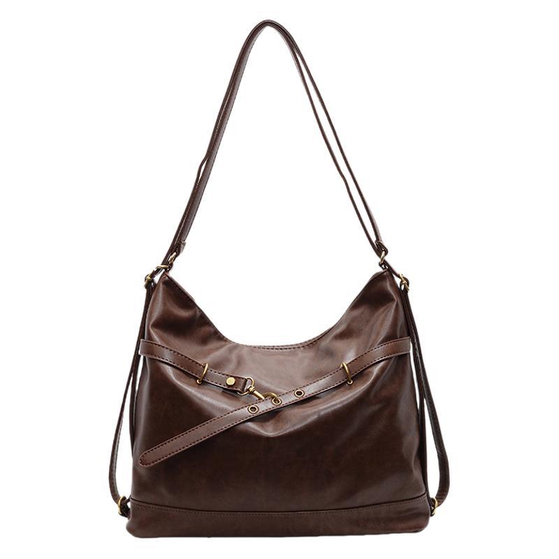 Underarm shoulder bag women's 2025 new autumn and winter personalized retro smudge premium one-pack multi-back bucket backpack
