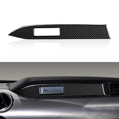 Carbon Fiber Instrument Panel Sticker Decals Interior Trim Cover For Ford Mustang GT 2015 2016 2017 2018   Accessories