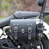 Qianjiang Flash 350 Motorcycle Bumper Canvas Side Bag & Rear Rack