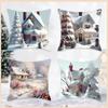 Winter Christmas Home Fashion Soft Back Cushion for Sofa & Bedroom