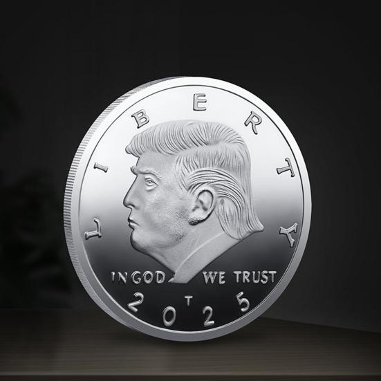 Liberty piemiņas monēta, metāls Trampa monēta 47. ASV prezidenta kolekcionējamā žetonu dāvana MAGA/KAG atbalstītājiem