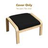 1Pc Leaves Jacquard Poang Chair Cover with Elastic Band Soft Rocking Chair Covers Stretch Armchair Protector Living Room Home