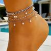 Bohemian Butterfly Multi-layer Chain Anklet for Women - Summer Beach Jewelry