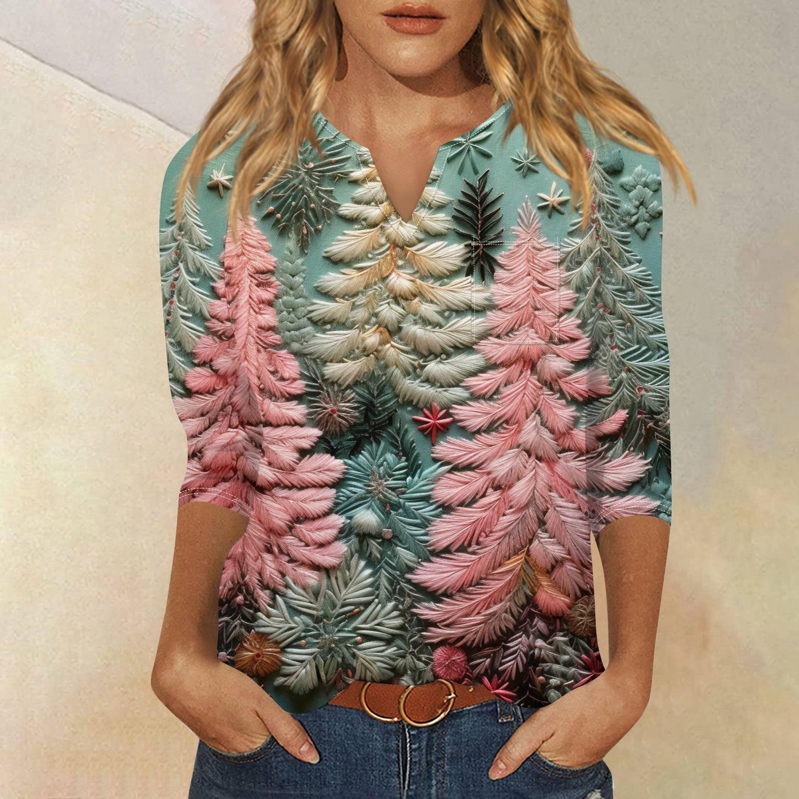 Женская рубашка с рукавом семь дюймов — фото 11