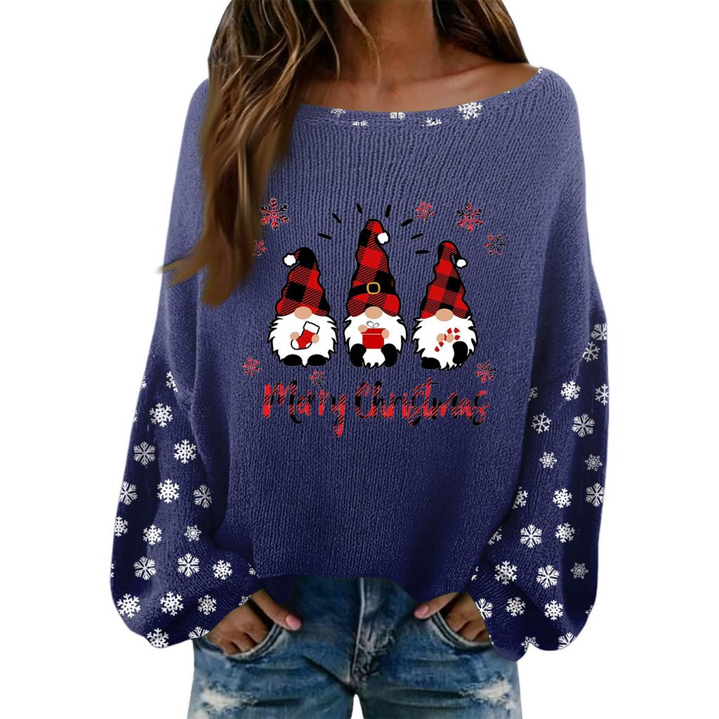 Women's Fashion Long Sleeved Elegant Sweater Top