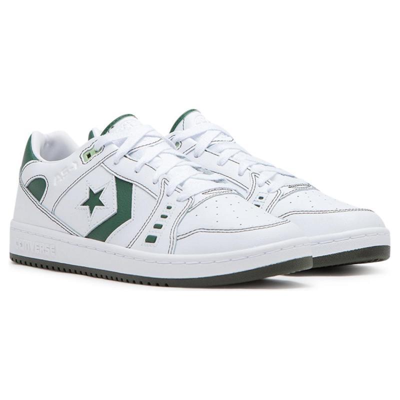 Converse As-1 Pro Comfortable and Casual Breathable Low-Top Board Shoes Unisex White and Green