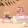 Miniature Couple Statues Creative Grandparents Resins Minaitures Figurines Ornament Cake Toppers for Valentines Day Gift