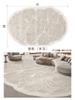 French Style Carpets for Living Room Light Luxury Bedroom Decor Carpet Art Fluffy Soft Irregular Shape Rug Home Thick Plush Mat