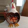 AEE4-Elegant Farmhouse Egg Storage Jar Egg Storage Convenient Egg Storage Handmade Excellent Collection Egg Storage