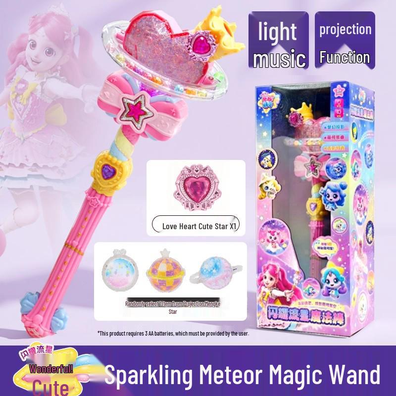 Wonderful Meng Ke Shining Meteor Treasure Box - Season 7 Aurora Princess Magic Voice Toy