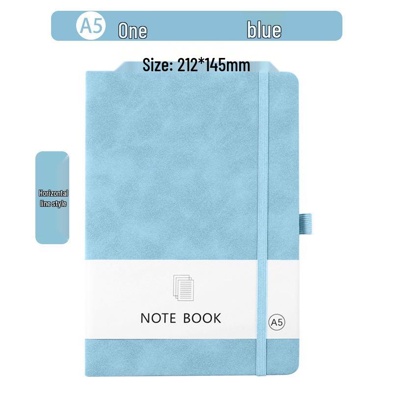 Custom Logo A6 Binding Strap Notebook - Portable Business Pocket Diary