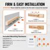 Fireplace Mantel Wood Shelf Floating Rustic Fireplace Mantel 60" Natural