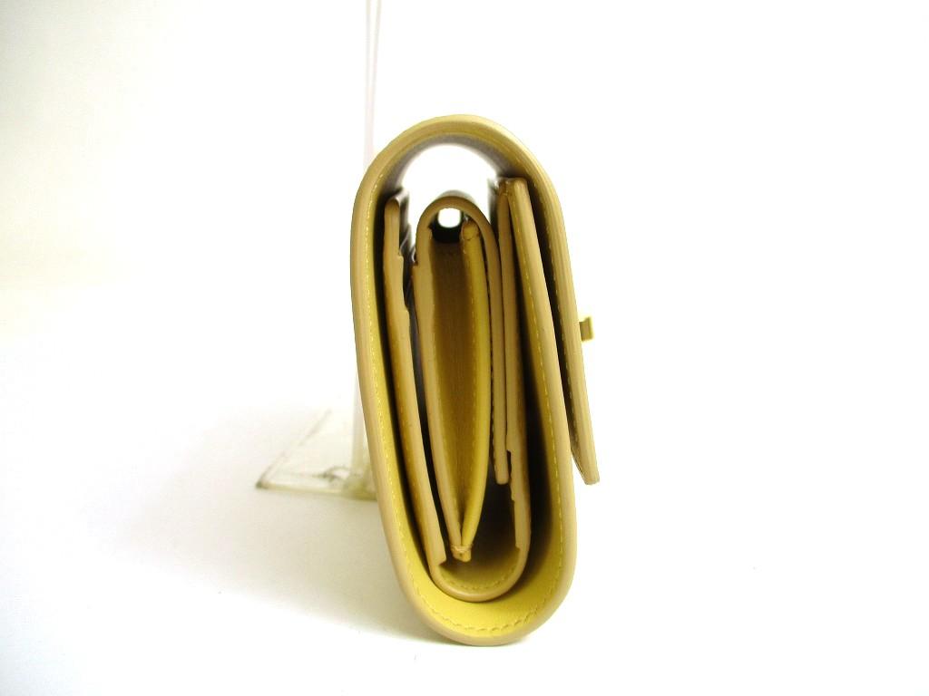 Authentisches CELINE Pollenleder Kleines Dreifach-Portemonnaie Kompaktes Portemonnaie #b042 Offene Schachtel