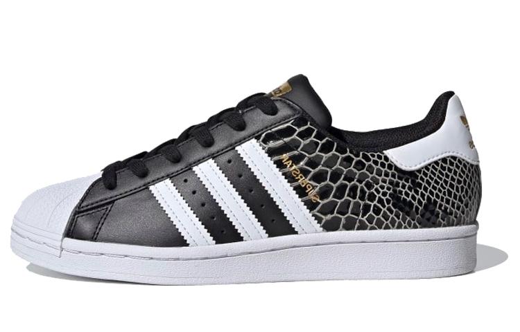 Adidas Wmns Superstar  Black Snakeskin  Women s FV3327 40