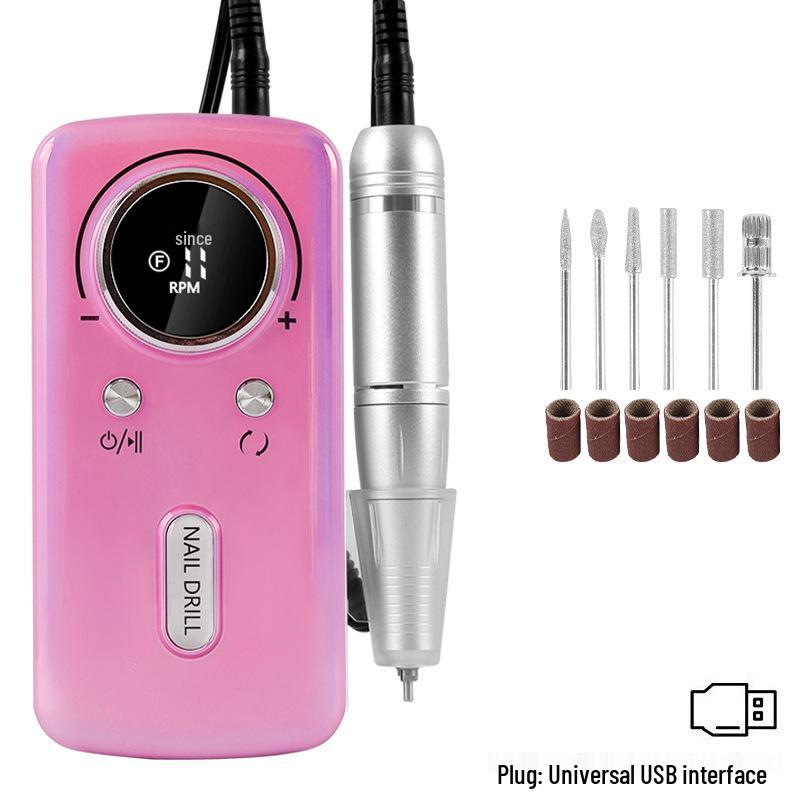 Rechargeable 30,000 RPM Professional Nail Drill for Gel Polish Removal