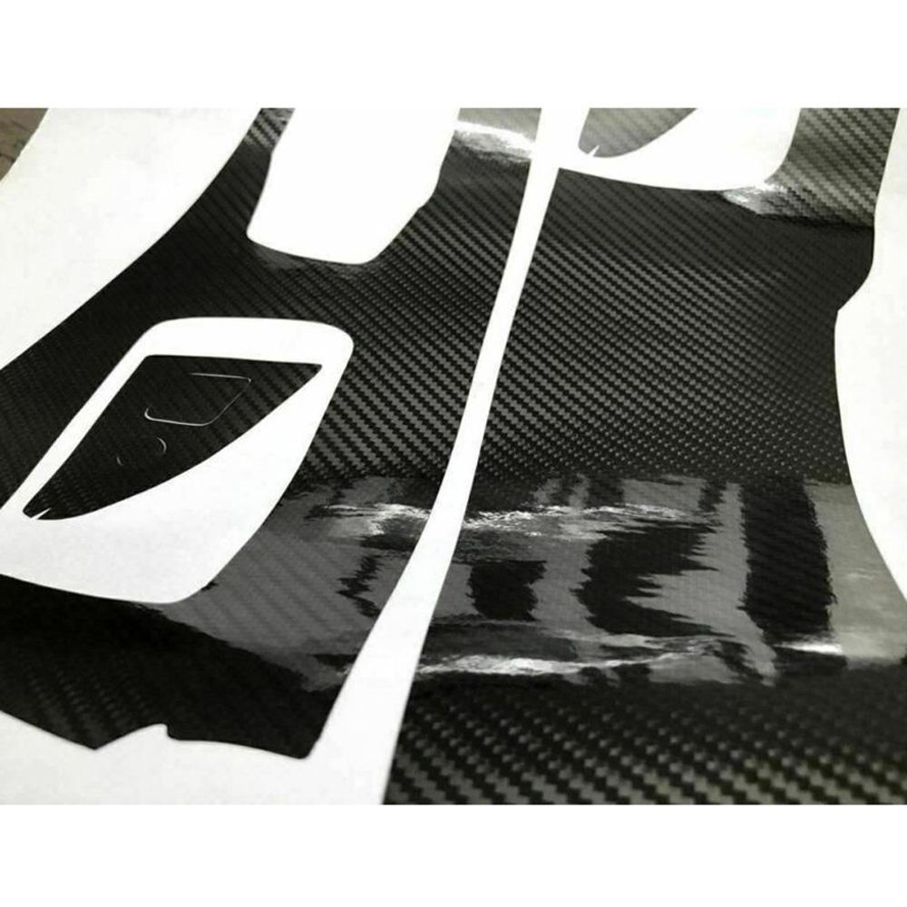 Car Interior Decal Trim 5D Carbon Fiber Trim Vinyl Sticker For BMW E90 2005-2012