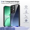 KEYSION Transparent Phone Case for Realme C85 Pro Soft Silicone+PC Clear Shockproof Phone Back Cover for OPPO Realme C85 4G 5G
