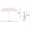 Ultraviolet Protection Pocket Parasol Folding Sun Shade Umbrella Portable Sun Umbrella  Outdoor
