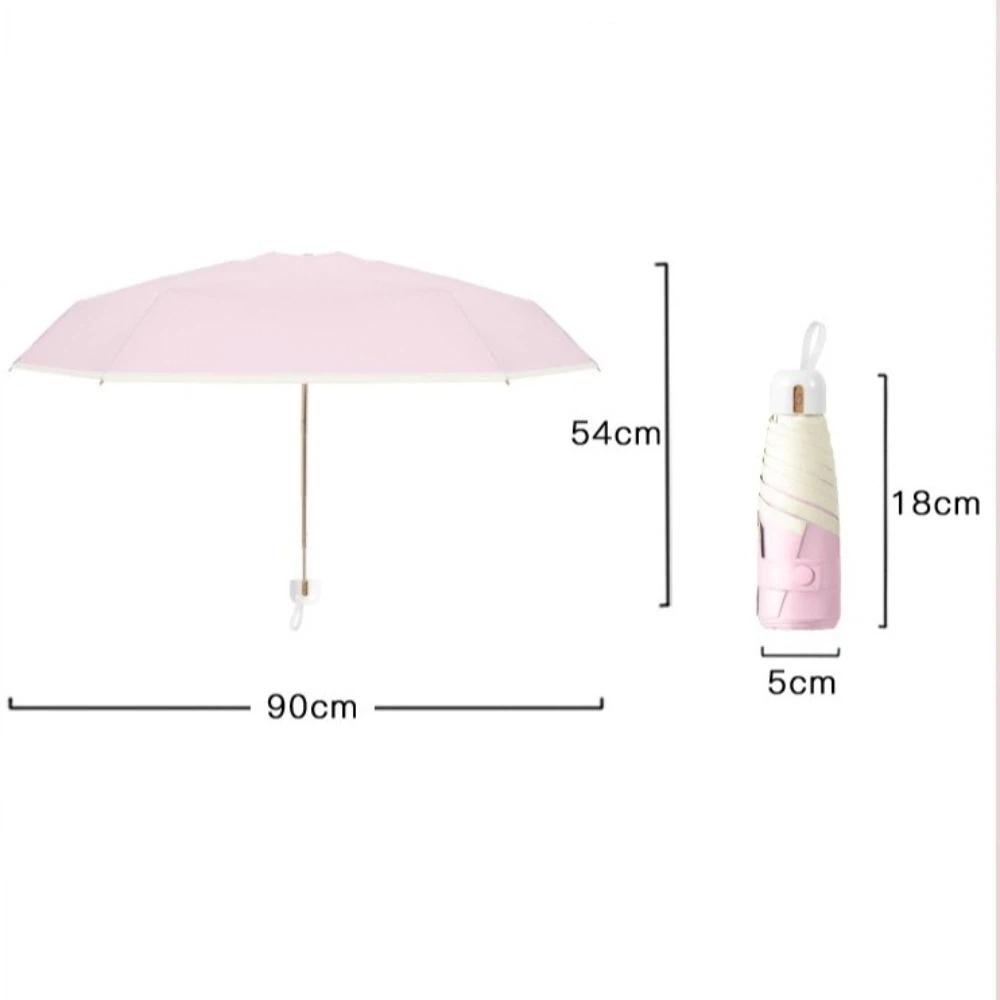 Ultraviolet Protection Pocket Parasol Folding Sun Shade Umbrella Portable Sun Umbrella  Outdoor