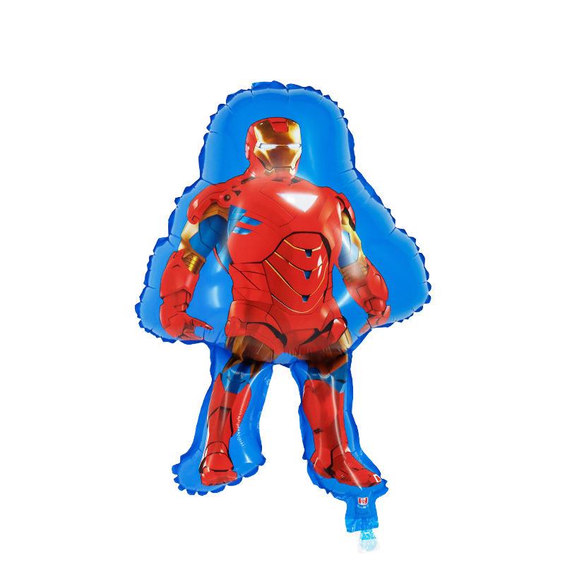 Globo de película de aluminio con forma de superhéroe 10 UNIDADES