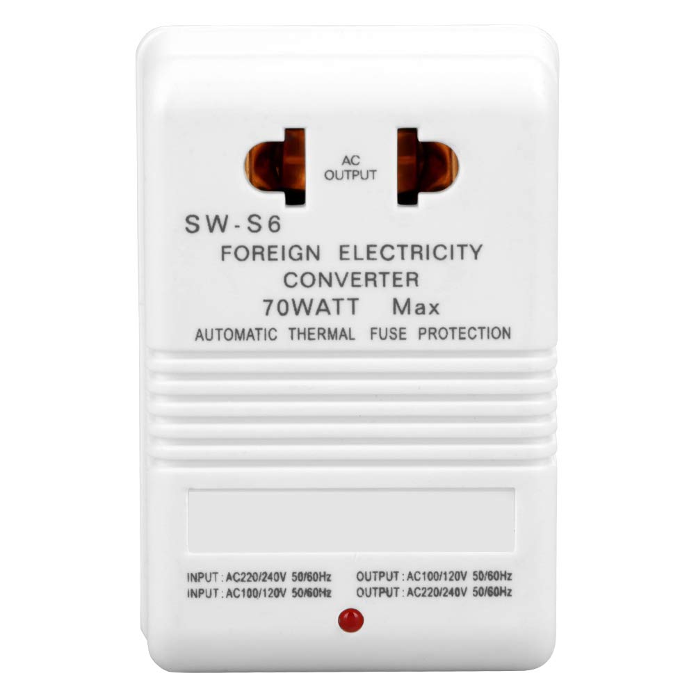

70 to voltage conversion transformer standard 110V/120V 220V/240V step-down (CN plug)