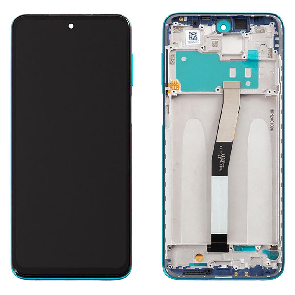 

LCD Screen and Digitizer Assembly+Frame Repair Part for Xiaomi Redmi Note 9S/Note 9 Pro Green