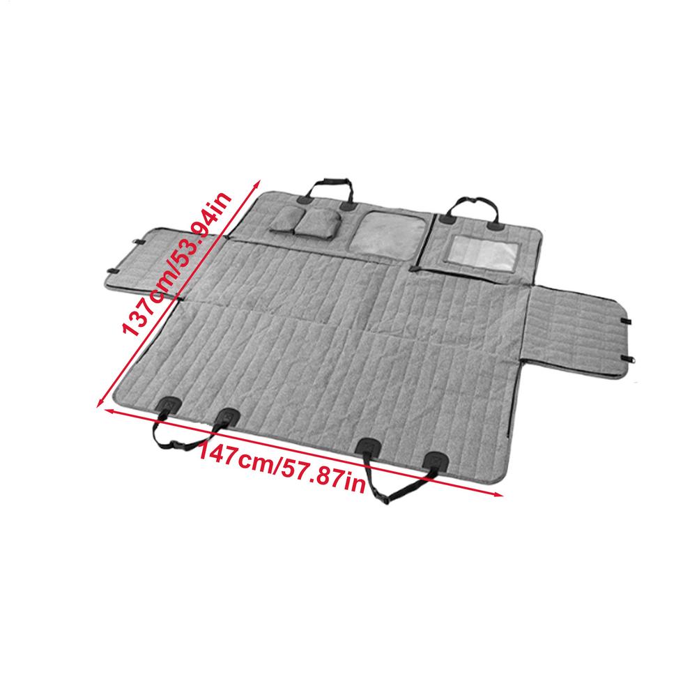 Dog Seat Cover Car Seat Protector For Dogs Non-Slip Waterproof Mat Hammock Bed Vehicle Accessories For Auto Sedan Truck Road