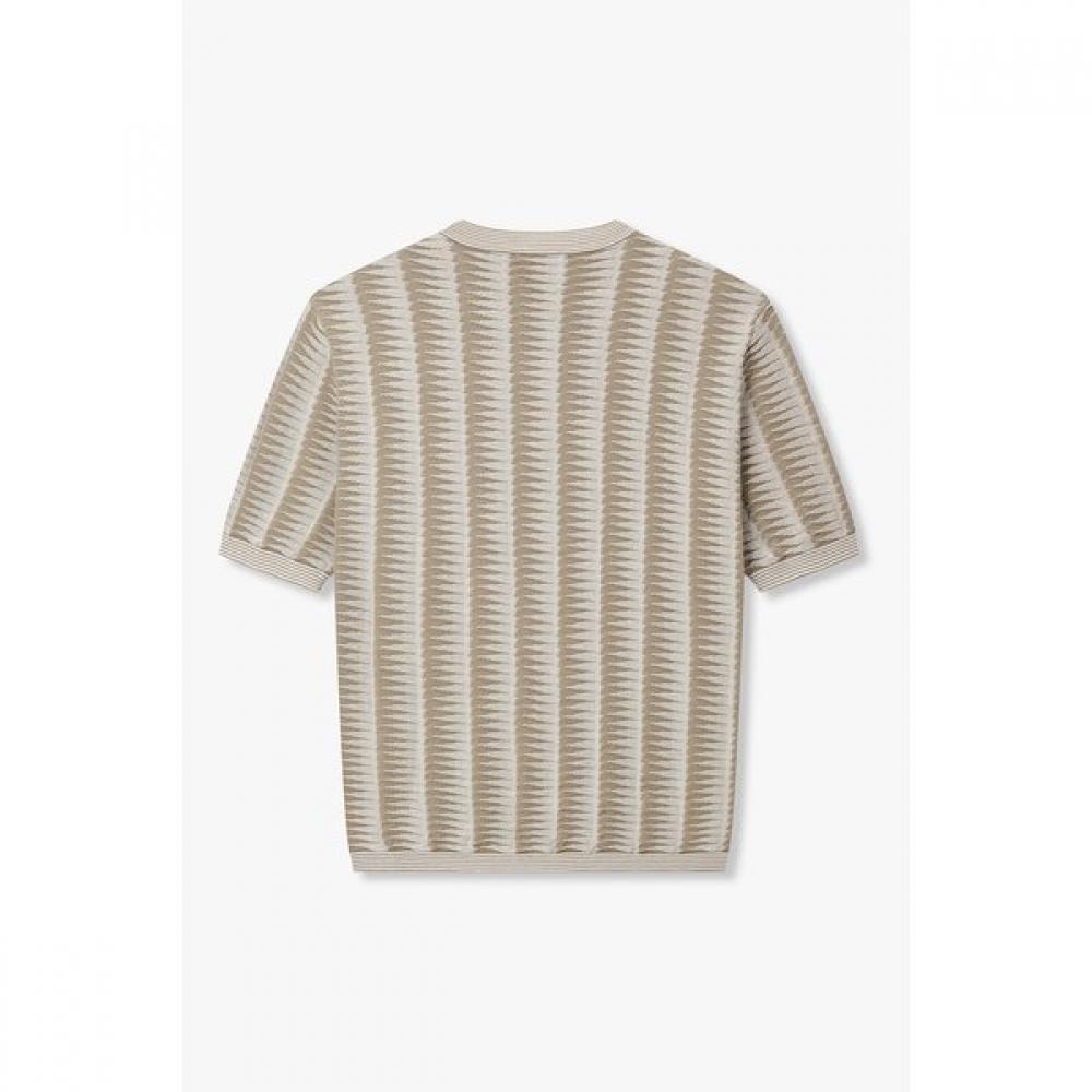 Emporio Armani Men Zigzag Pattern Cotton Pullover A516128034