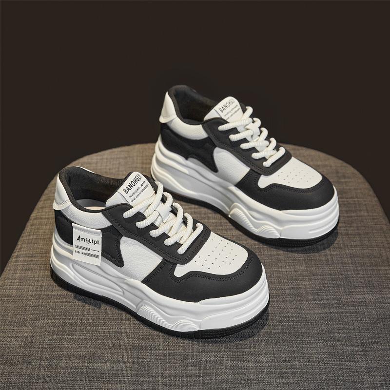 Breathable mesh women's shoes 2026 spring and summer new versatile muffin board shoes platform casual sports women