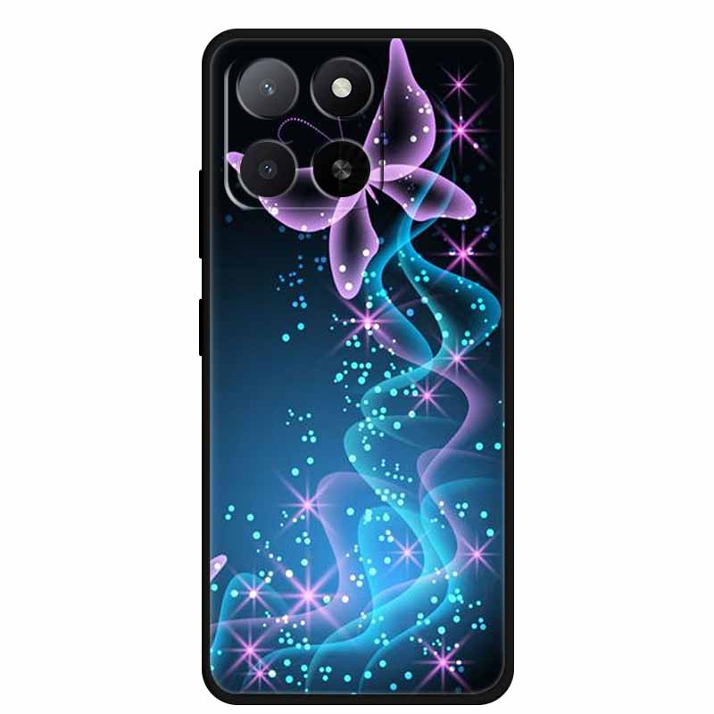 Für ZTE Blade A55 A35 Hülle Tiere Weiches Silikon TPU Handyhüllen Rückseite für ZTE Blade A35 BladeA55 Wolf Stoßfest Cool Capa