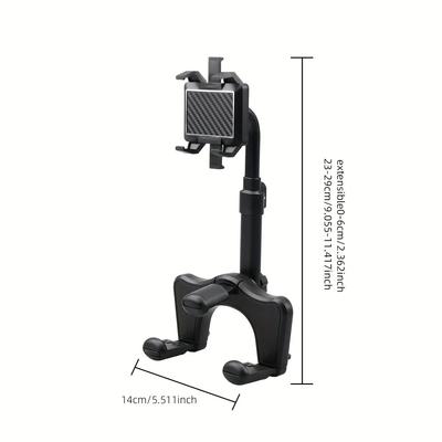 1Pc 360 ° Rotating Car Phone Holder Is an Adjustable and Safe Rearview Mirror Holder That Is Easy To Install and Rotate